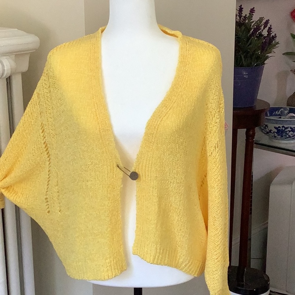 NWT yellow sweater